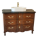 Solid oak vanity unit in Louis XV style