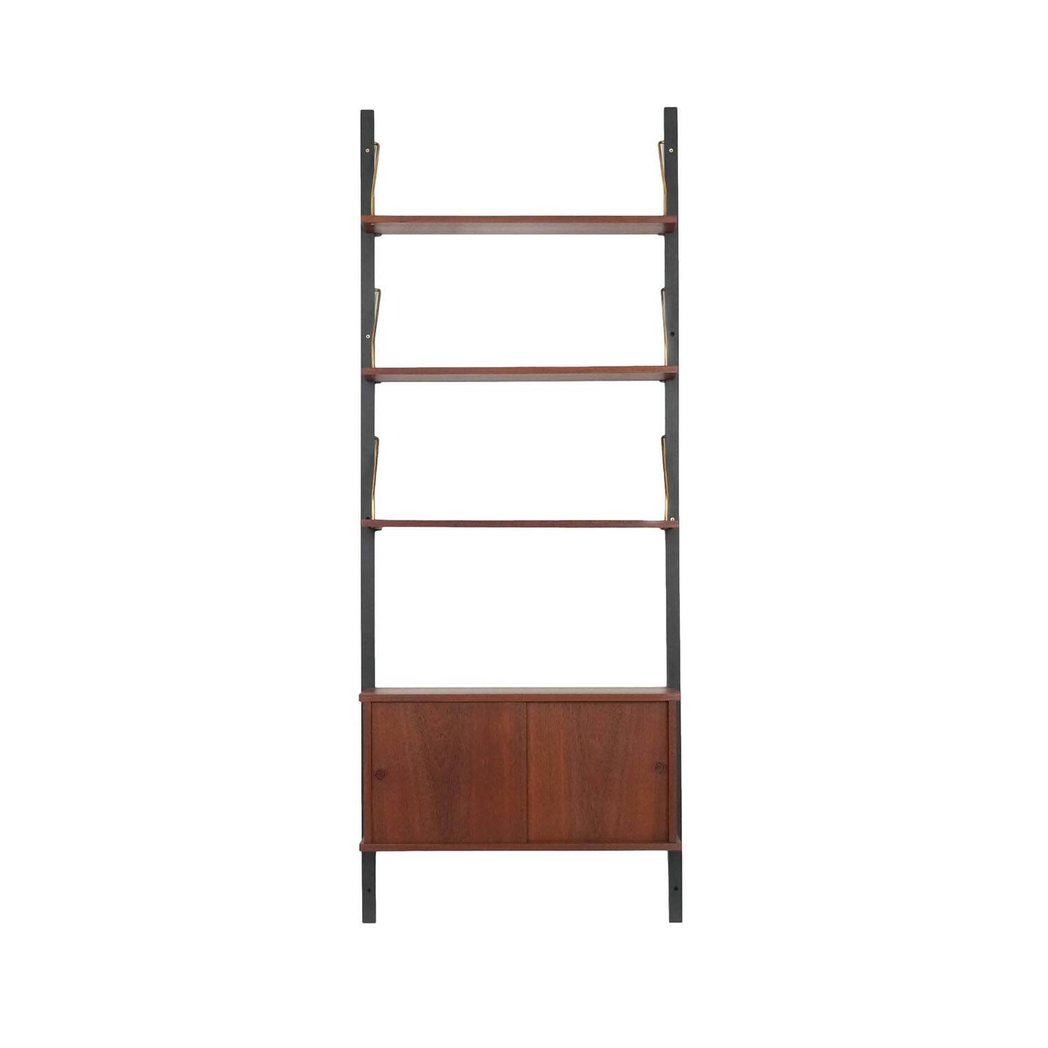 Teak shelving unit, Danish design, 1960s, production: Denmark