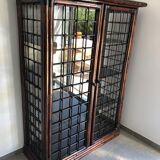 Bamboo and glass display case