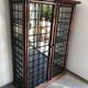 Vitrine en bambou et verre