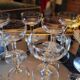 vintage champagne glasses from the 1950s-60s