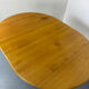 Table à manger ronde extensible en chêne, design danois du milieu du siècle, années 1960