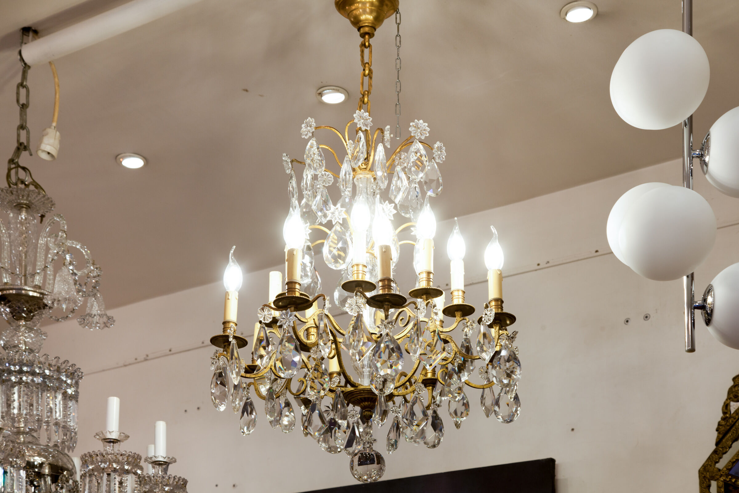 Lustre début Xxème Baccarat
