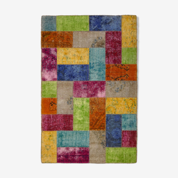 Tapis d'Orient "Patchwork" fin