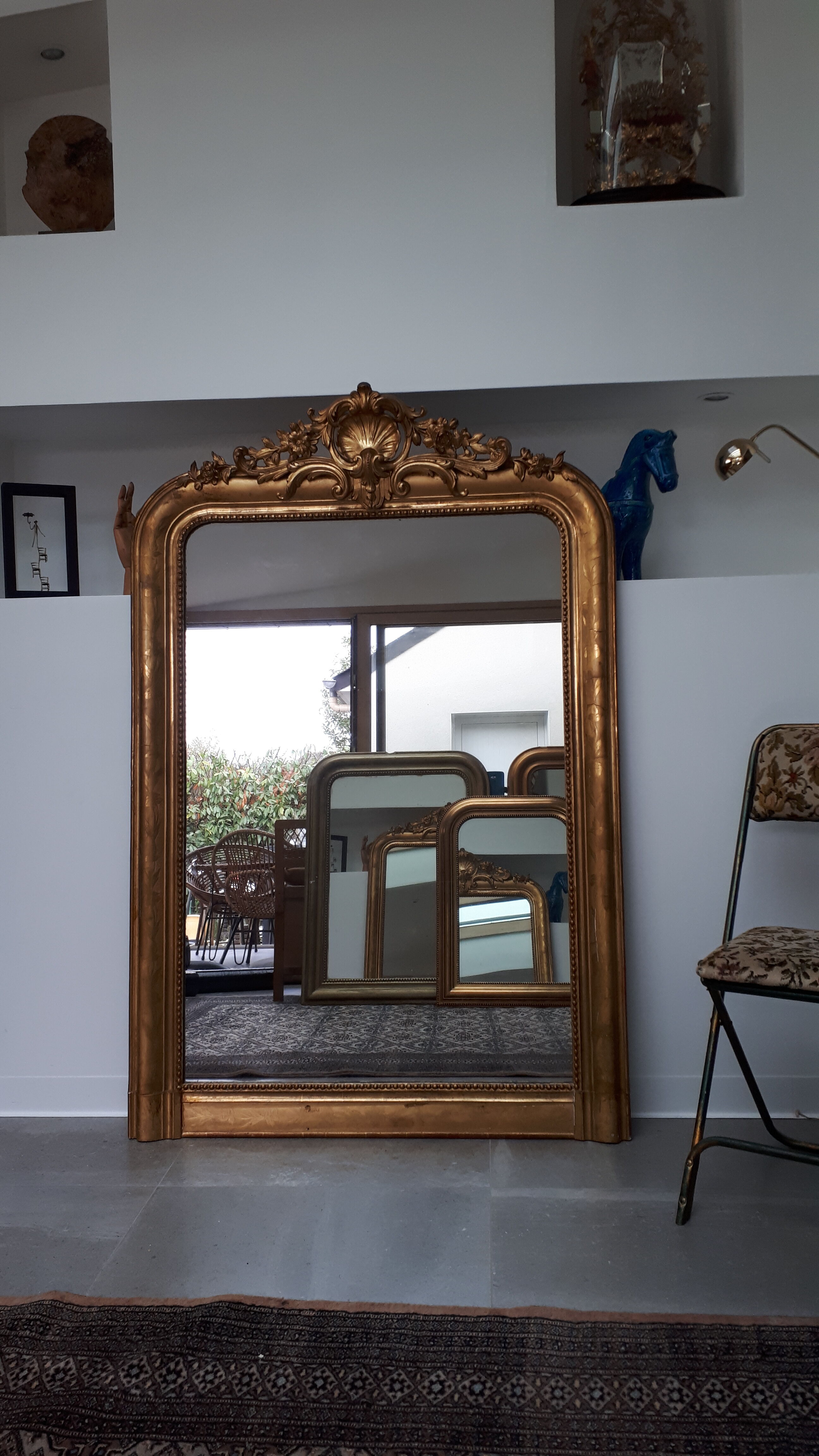 Mirror Napoleon III of the XIX 99x148cm