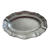Silver-plated metal dish