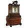 Antique trumeau with walnut mirrors, Italy 20th century