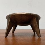 Brutalist Mid-Century Candle Holder in Bronze, 1960s