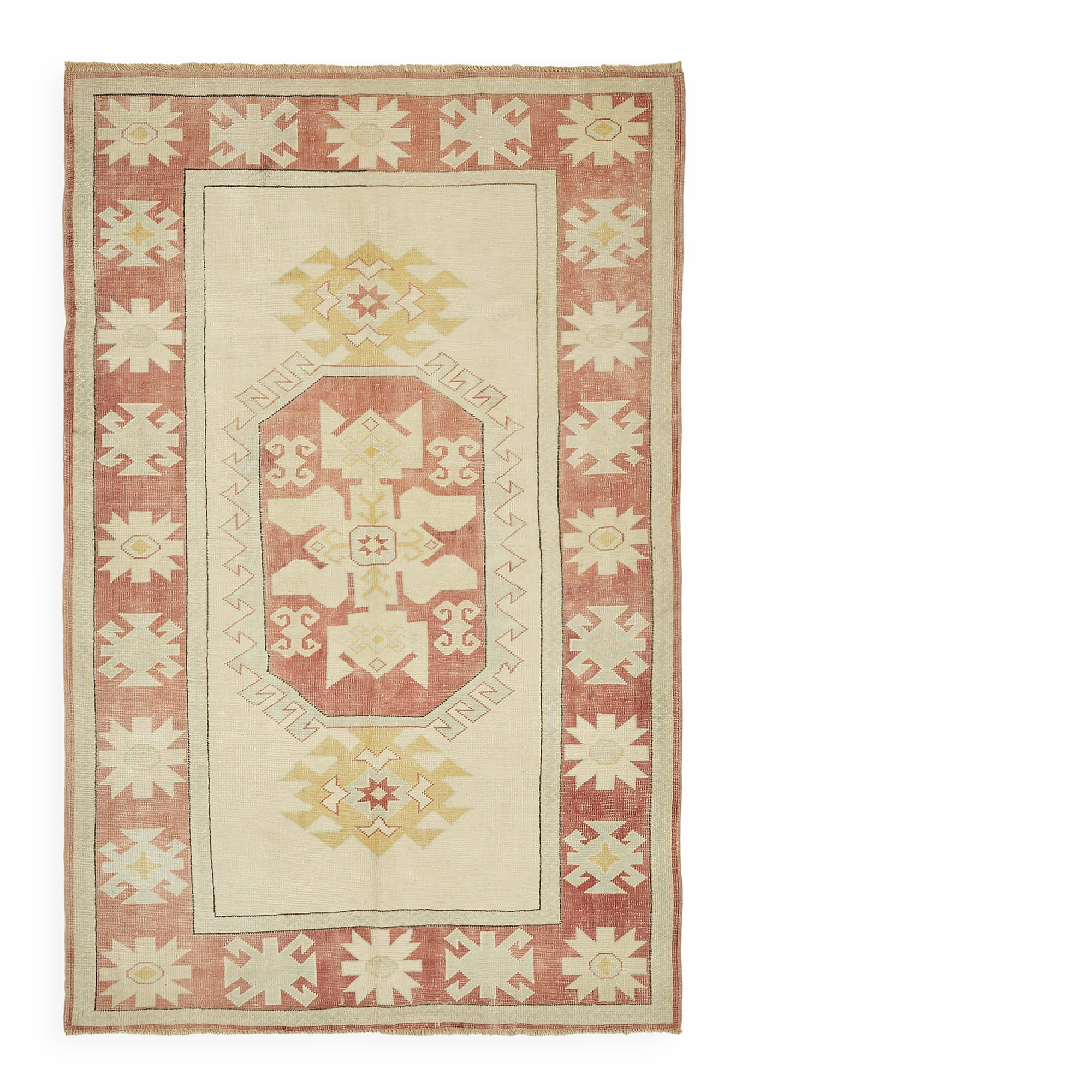 Turkish Vintage Anatolian Rug 162 cm x 244 cm