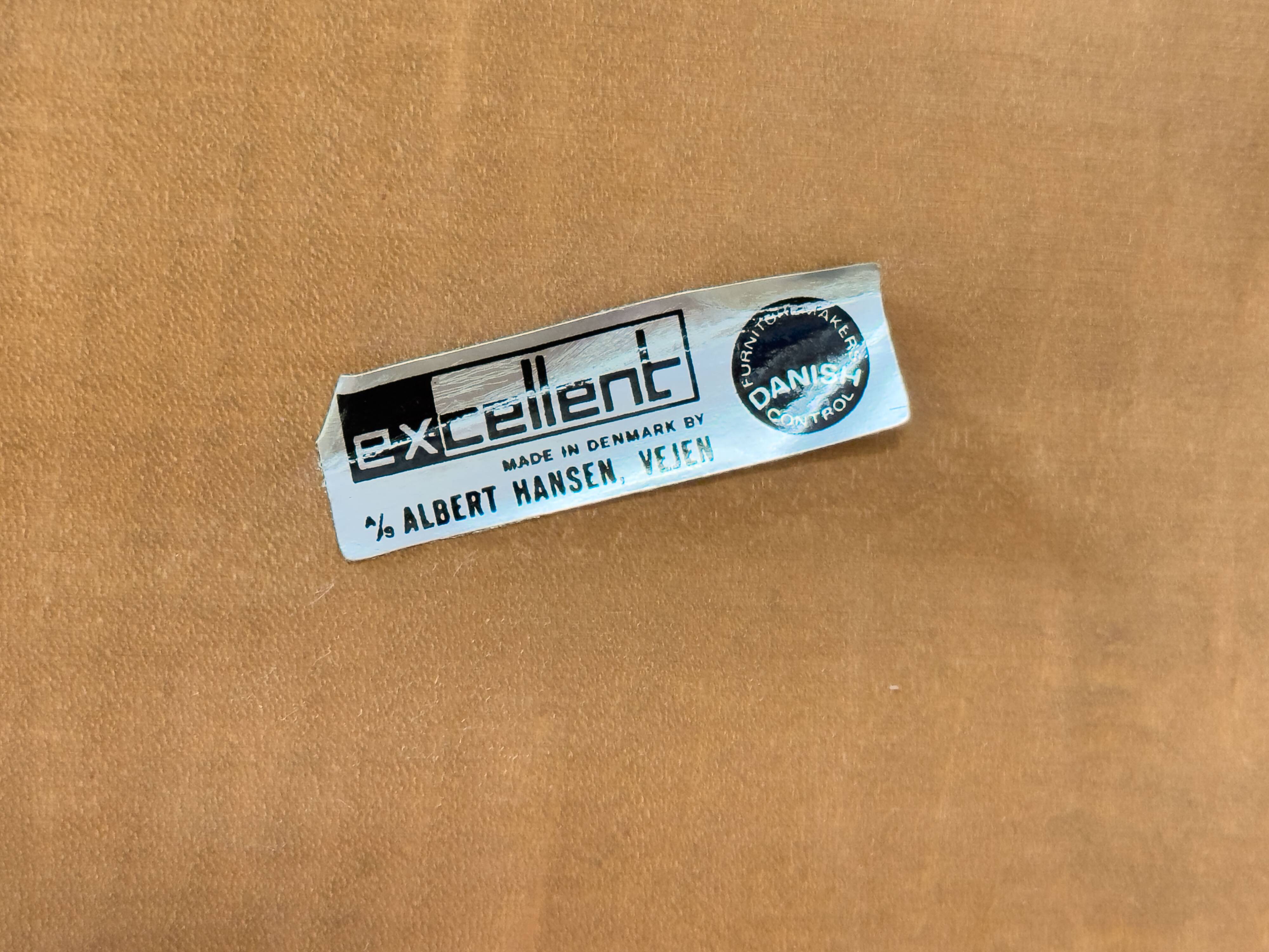 Système mural en teck par Sven Ellekaer pour Albert Hansen, années 1960