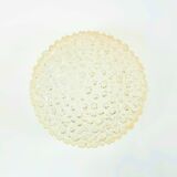 Plafonnier en verre ambré à bulles, style Mid-Century, par H. Tynell pour Limburg, années 1970