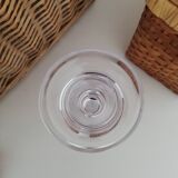 Glass candle holder