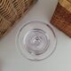 Glass candle holder