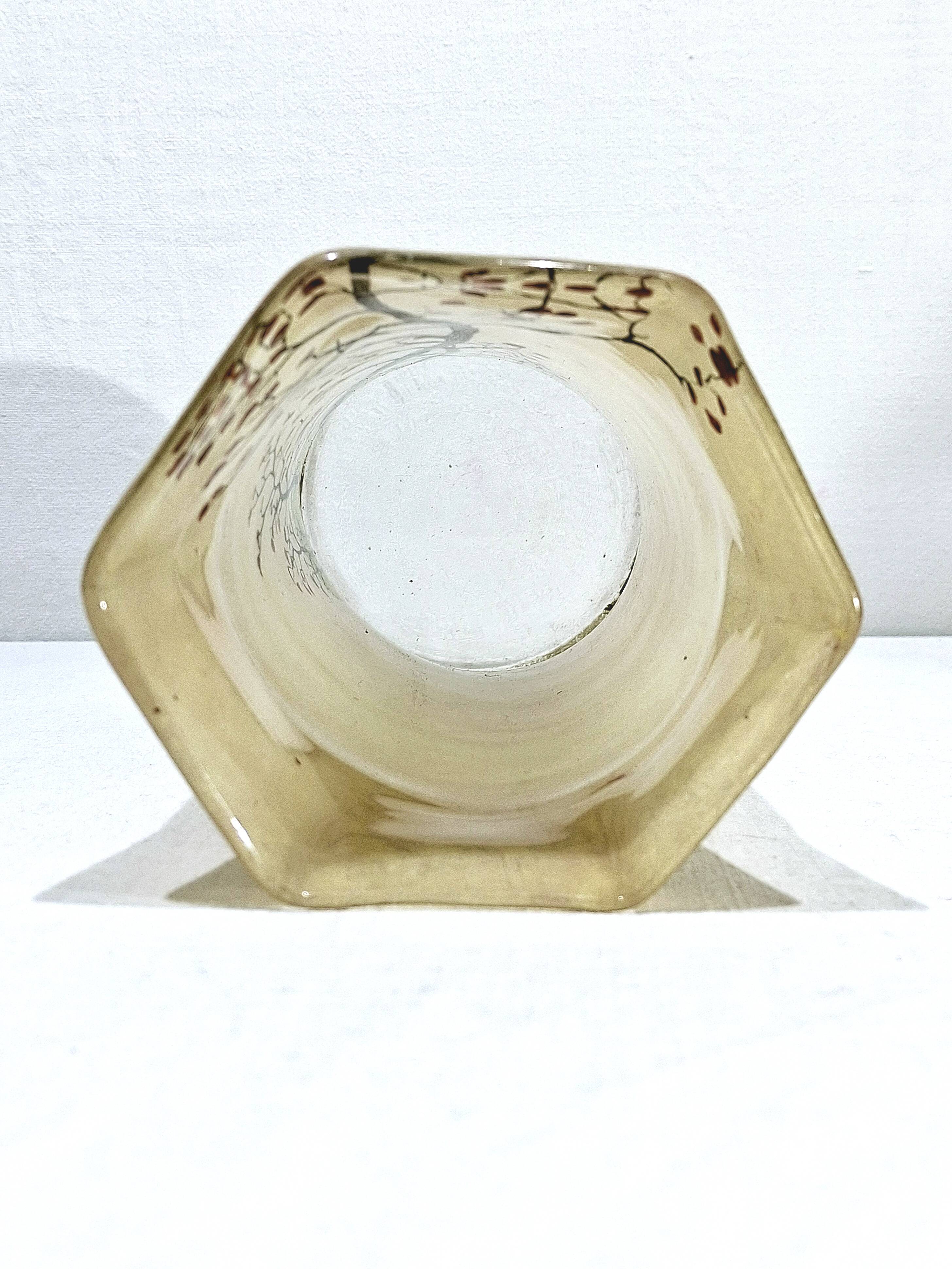 Legras - enamelled vase