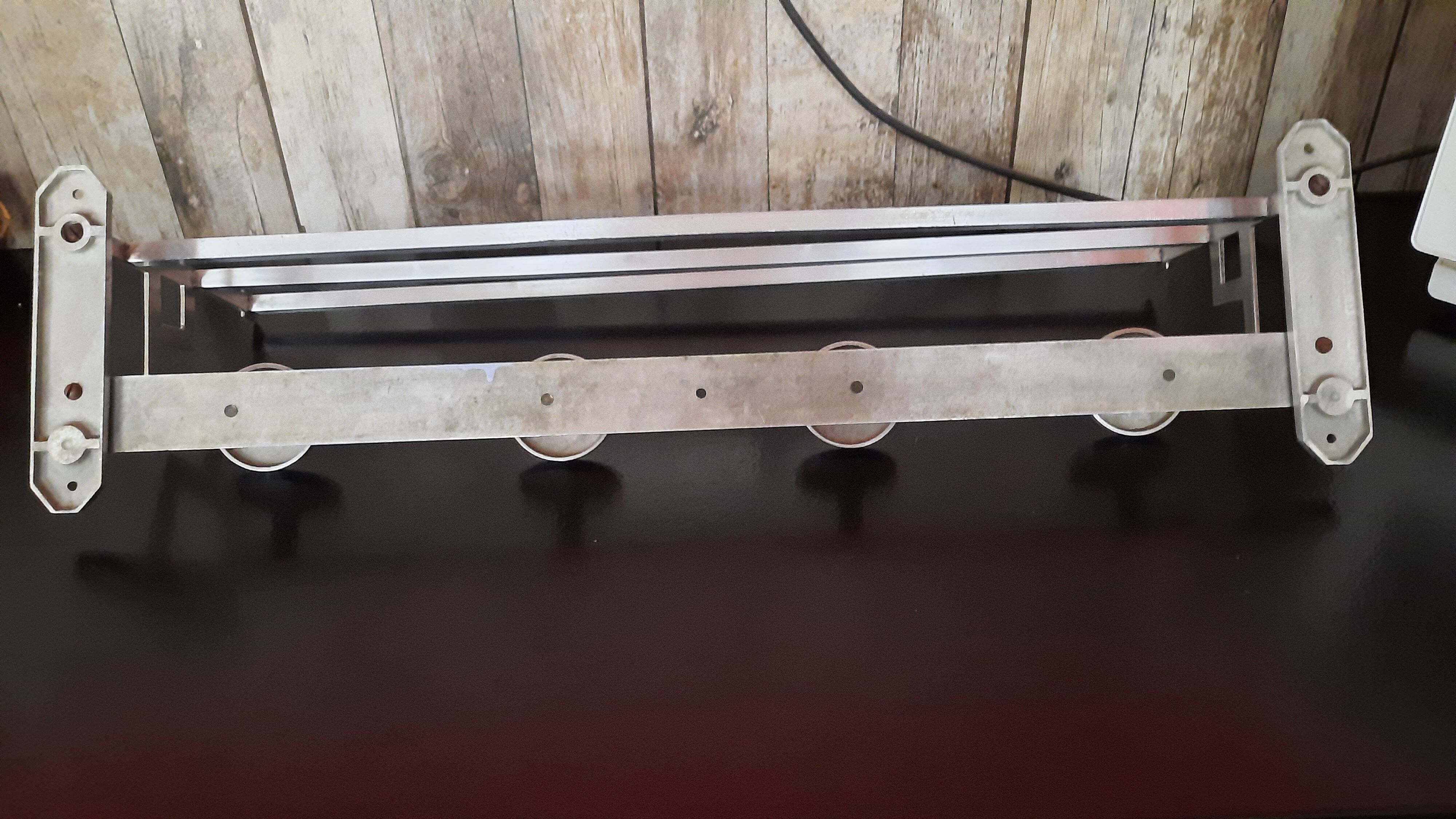 Aluminum wall coat holder