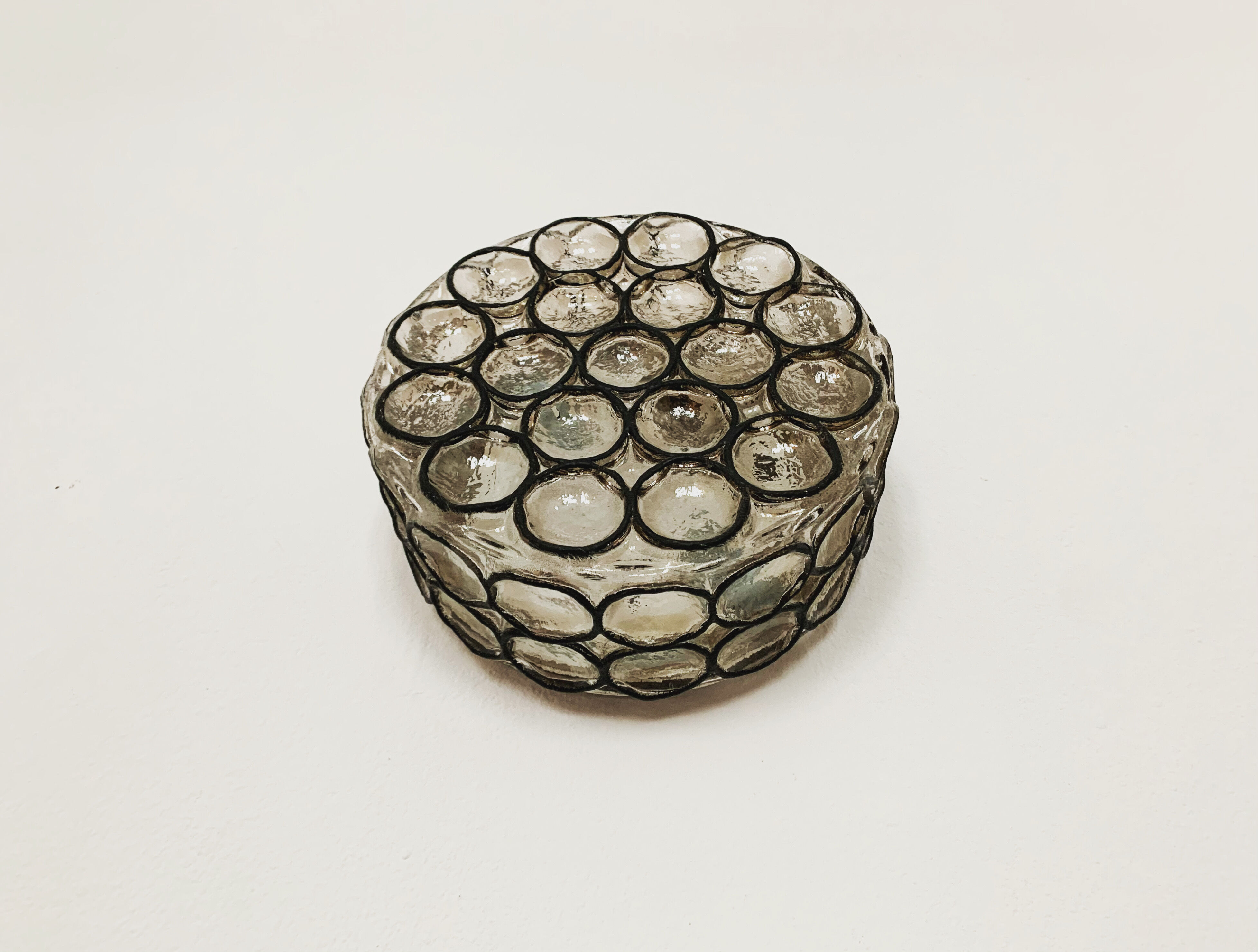 Iron ring design wall lamp from Limburg