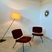 Lot of 2 old CM 190 armchairs by Pierre Paulin, French design from the 60s