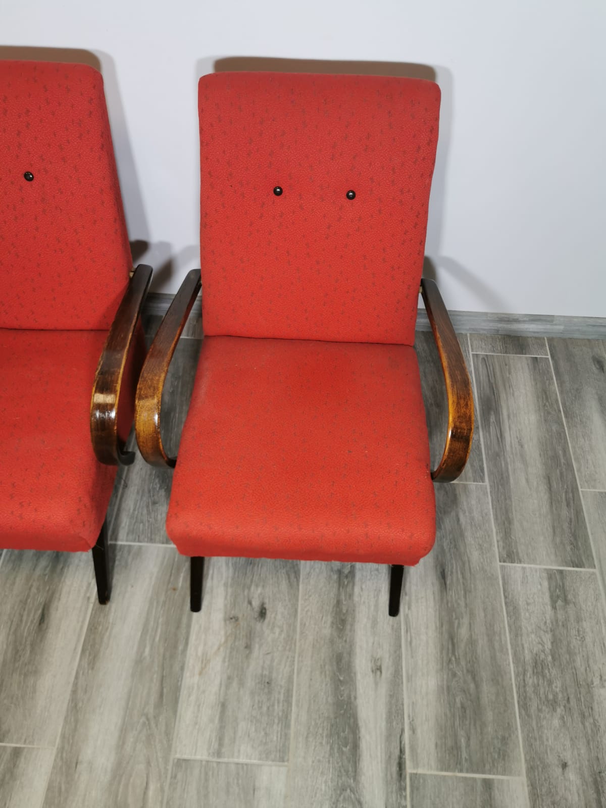 Vintage armchairs by Jaroslav Smidek