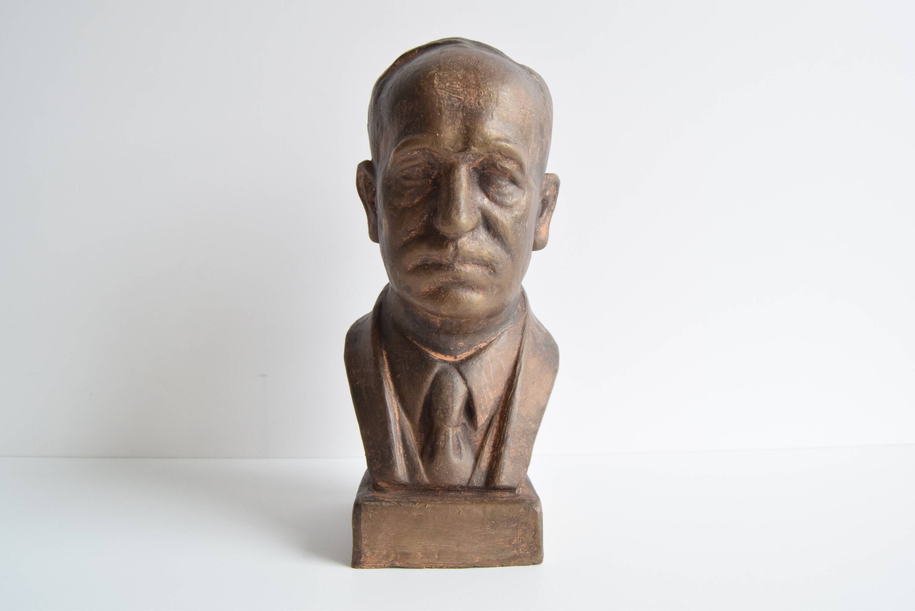 Doctor Edvard Beneš Ceramic Bust, circa 1950's