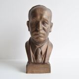 Doctor Edvard Beneš Ceramic Bust, circa 1950's
