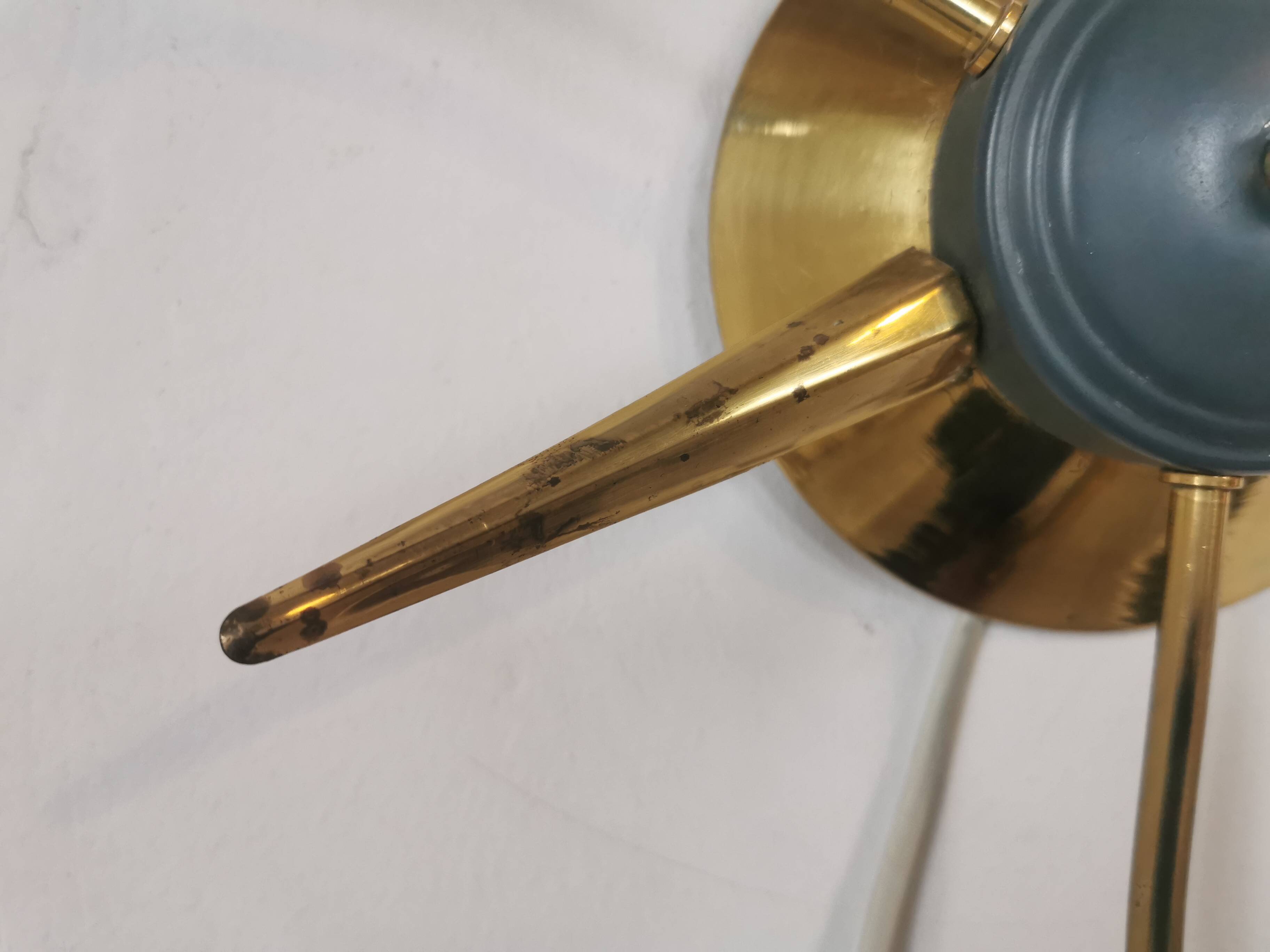 Brass Sputnik ceiling or wall light