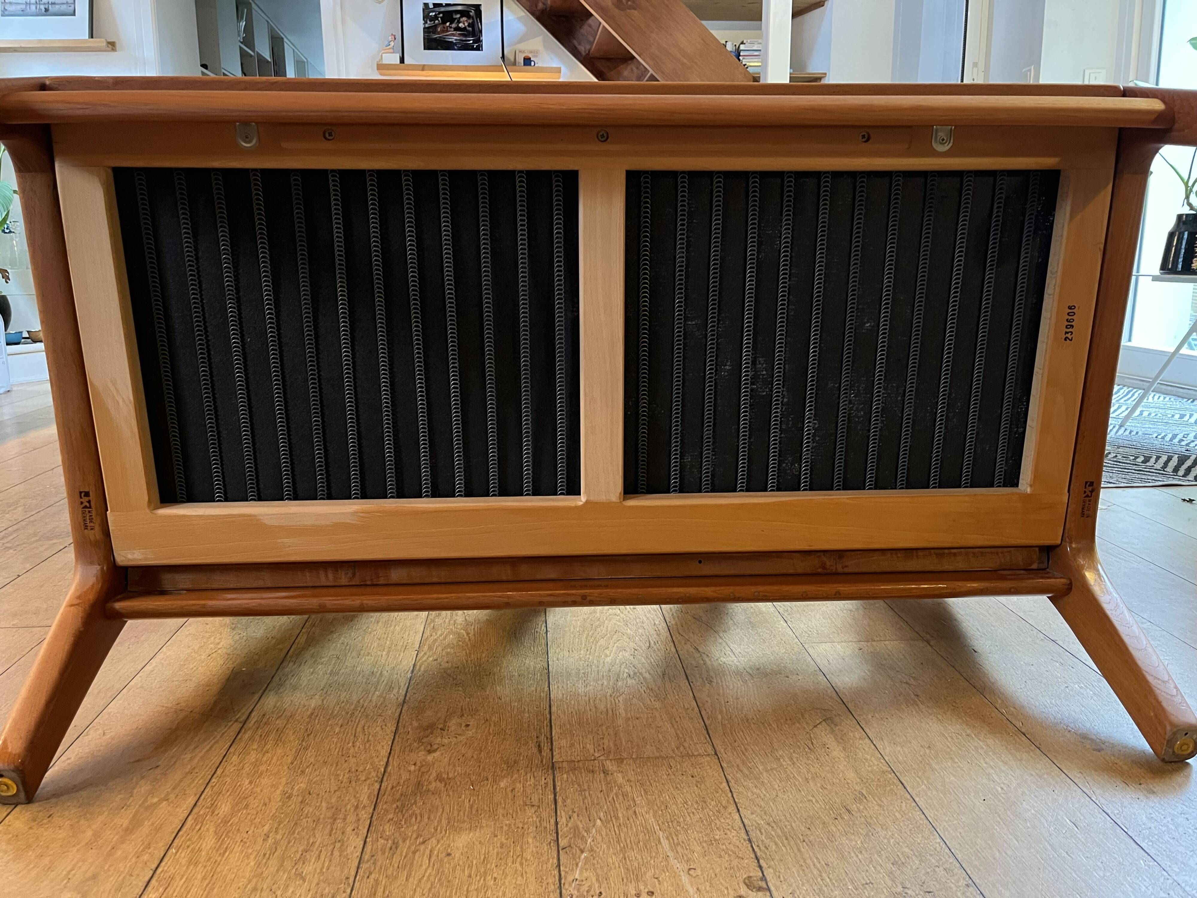 Teak sofa from the 1960s/1970s by J. Kristensen, Danish, Denmark
