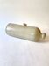 Old horizontal glazed stoneware hot water bottle, late 19th century.