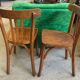 Pair of bistro chairs
