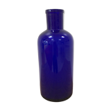 Large blue pharmaceutical vial