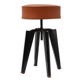 Iconic Clemenceau stool by André Domin and Marcel Genevière, France  1957