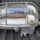 Industrial cast iron and glass wall light Bloc