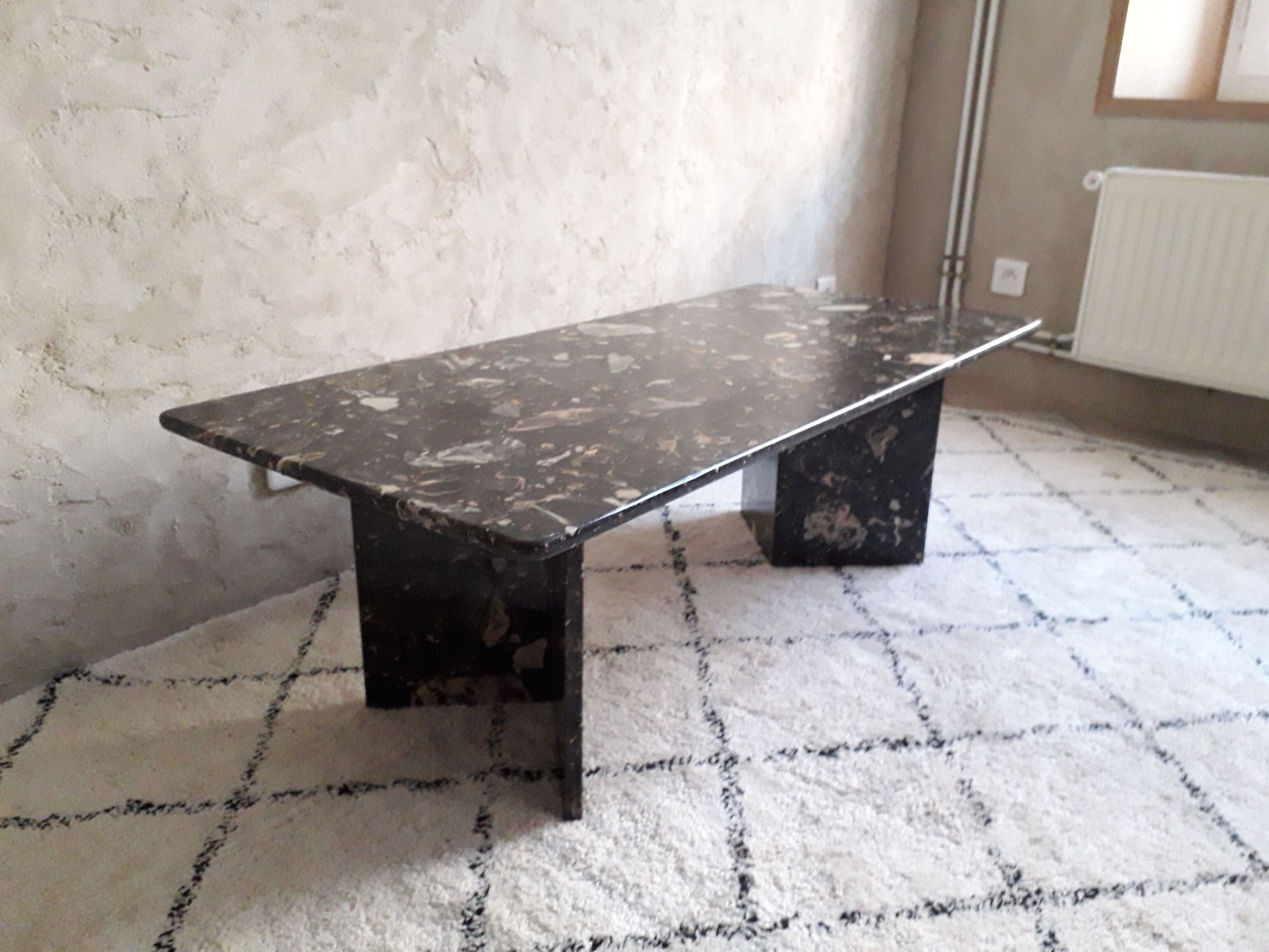 Table basse Marbre des années 70