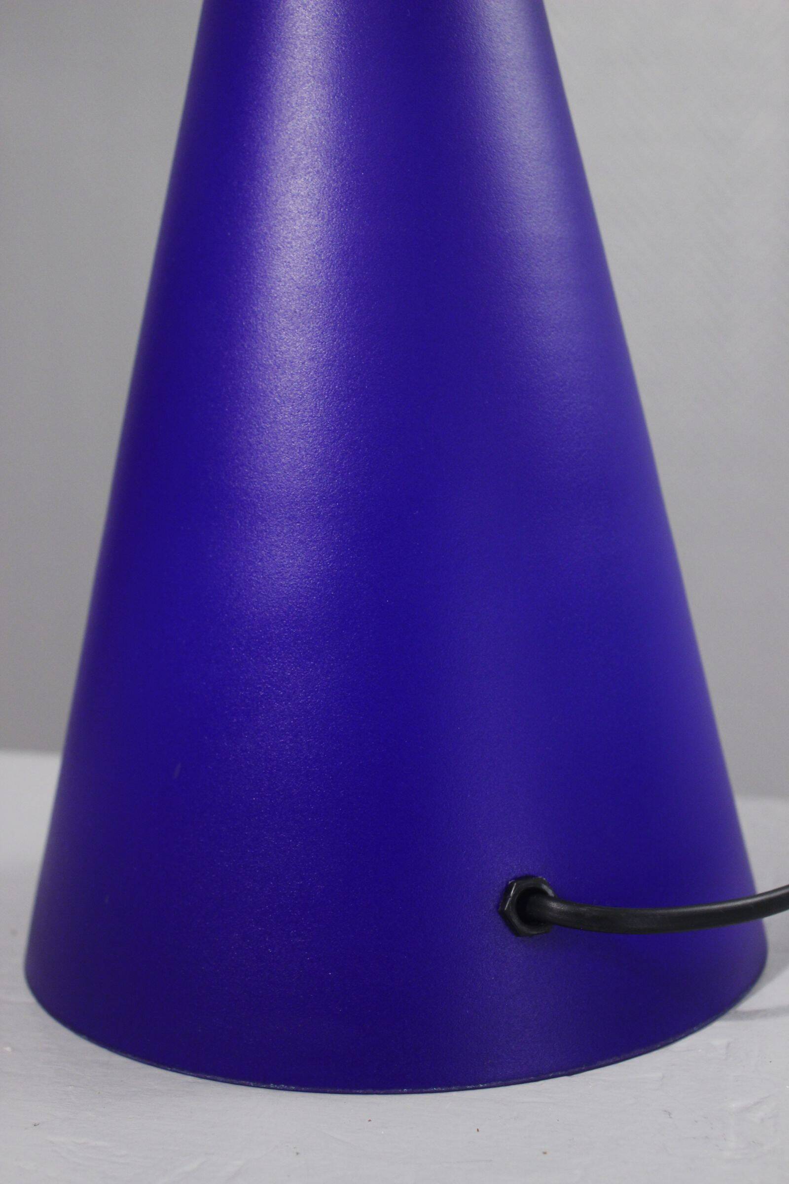 SCE for Habitat "Teepee" blue lamp 35cm post-modern design 1990s