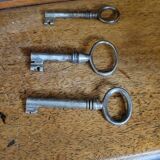 Antique solid walnut piece of furniture, finely carved, in Renaissance style.