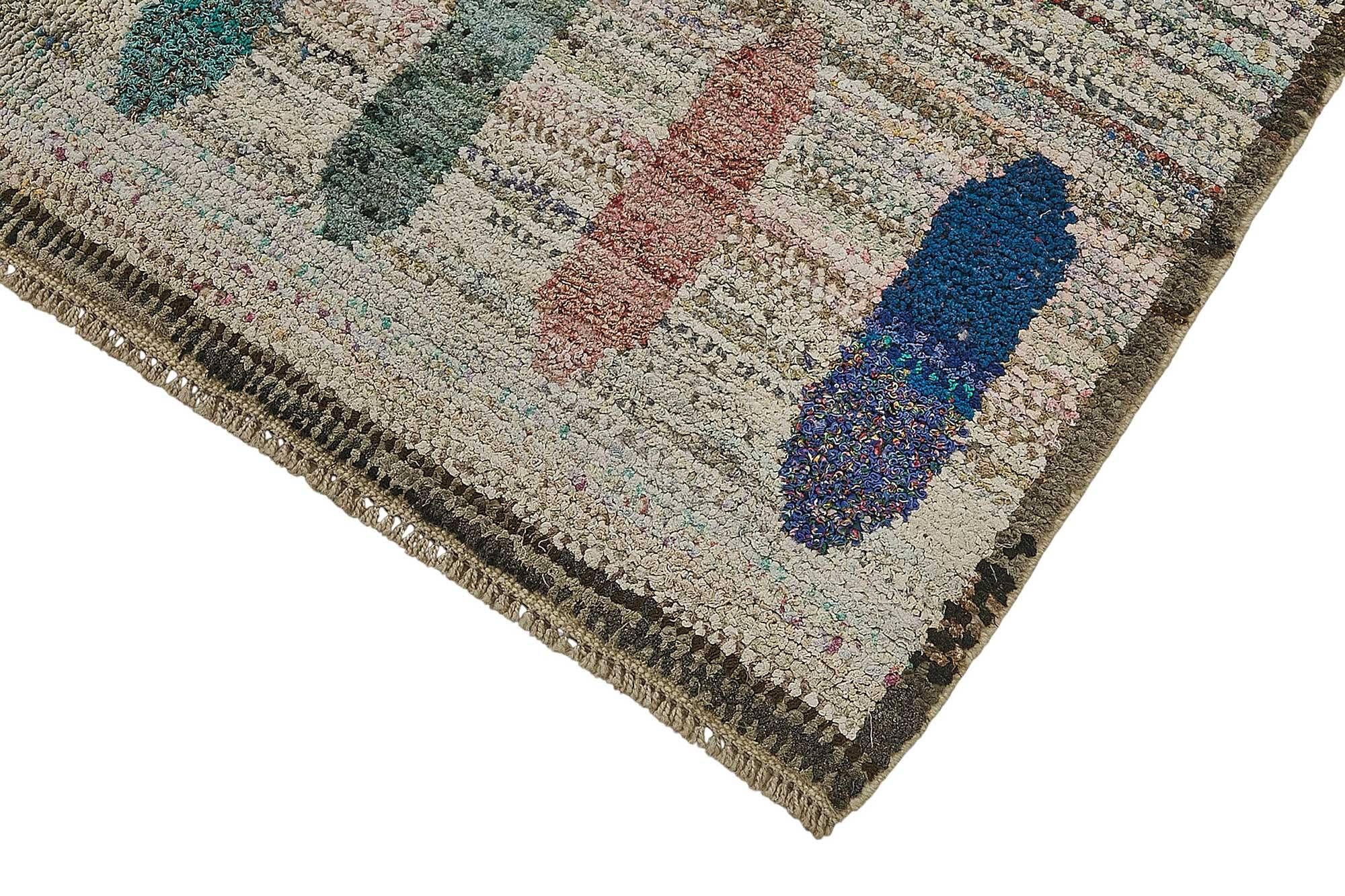 Handwoven Turkish Recycled Boho Rug 170 cm x 248 cm