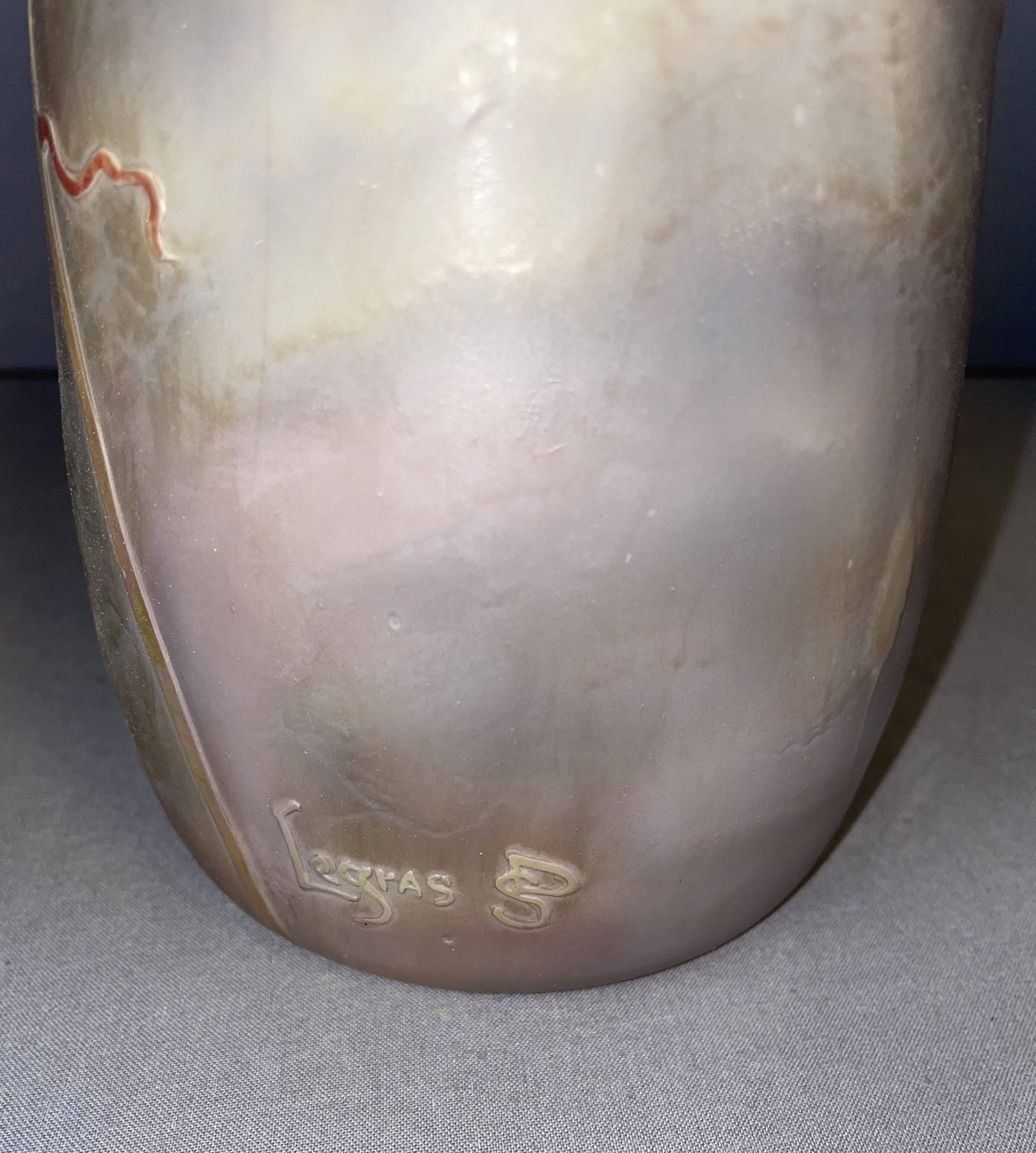 Vase Signed Legras SD circa 1910