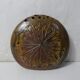 Bouquet stoneware wall vase signed jb