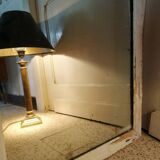 Vintage wooden mercury mirror