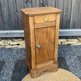 Bedside restored in solid oak