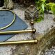 Set of bathroom hooks in Louis XV baroque style.