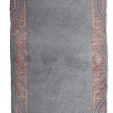 Tapis Vintage Khaden Tibétain en Laine (75cm x 136cm), Années 1970, Éléganc