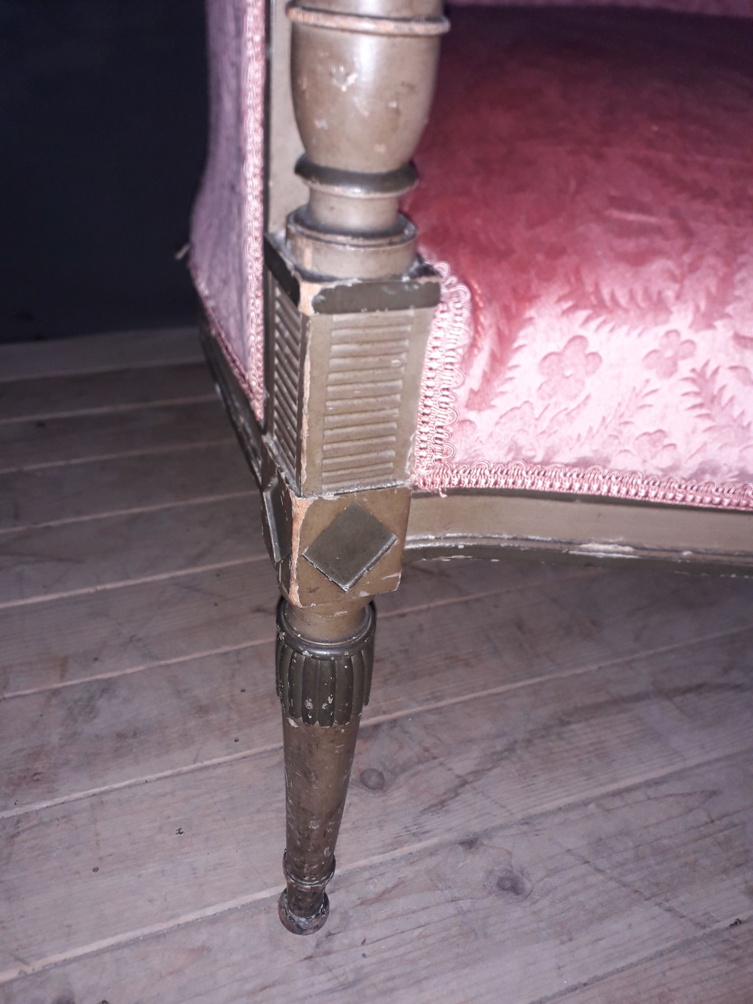 Paire de bergères de style directoire