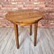 Renovated art deco round coffe table, Poland 1950s
