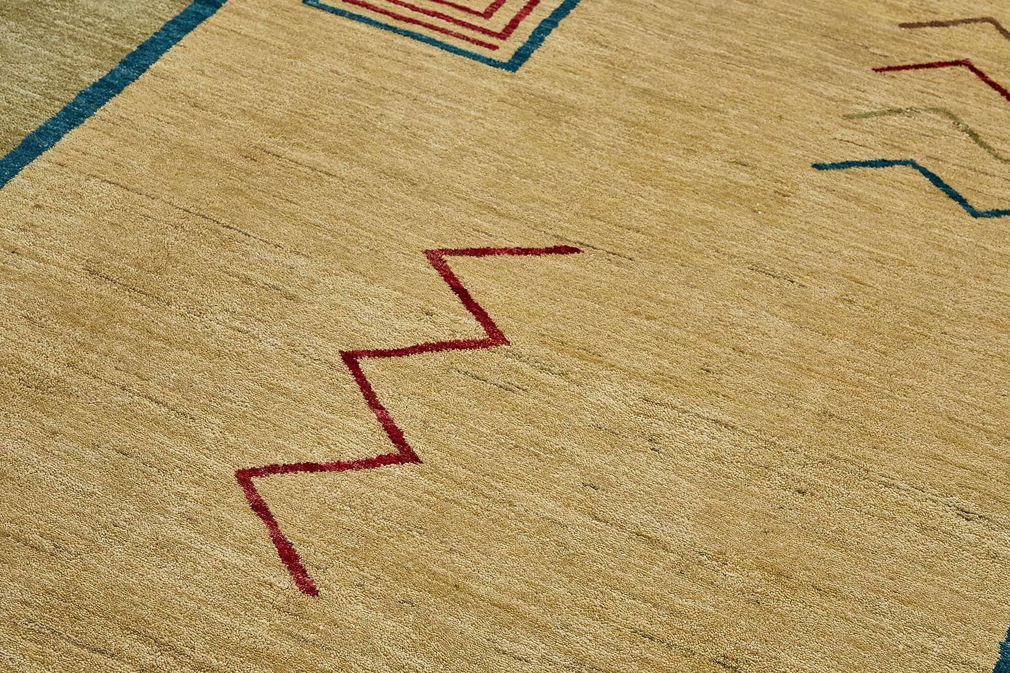Turkish Handknotted Wool Oushak Rug 210 cm x 298 cm
