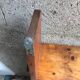 Old wooden shelf from the 19th century