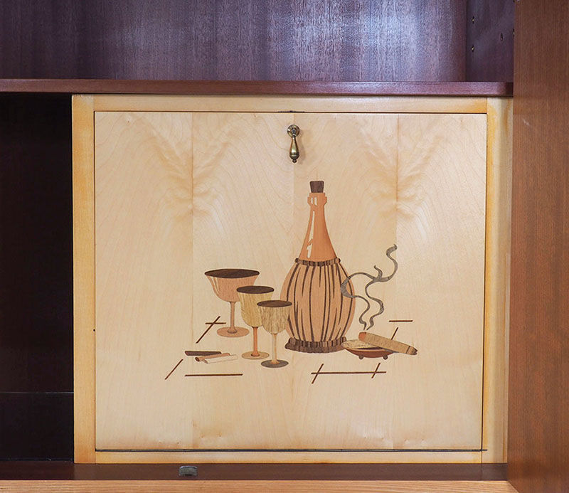 Modular wall system Idea Möbel, Erich Stratmann 1950s