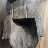 Plain brown African type mask