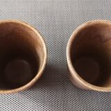 Pair of Digoin cups/glass