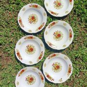 Assiettes creuses x6 Digoin Sarreguemines 💐