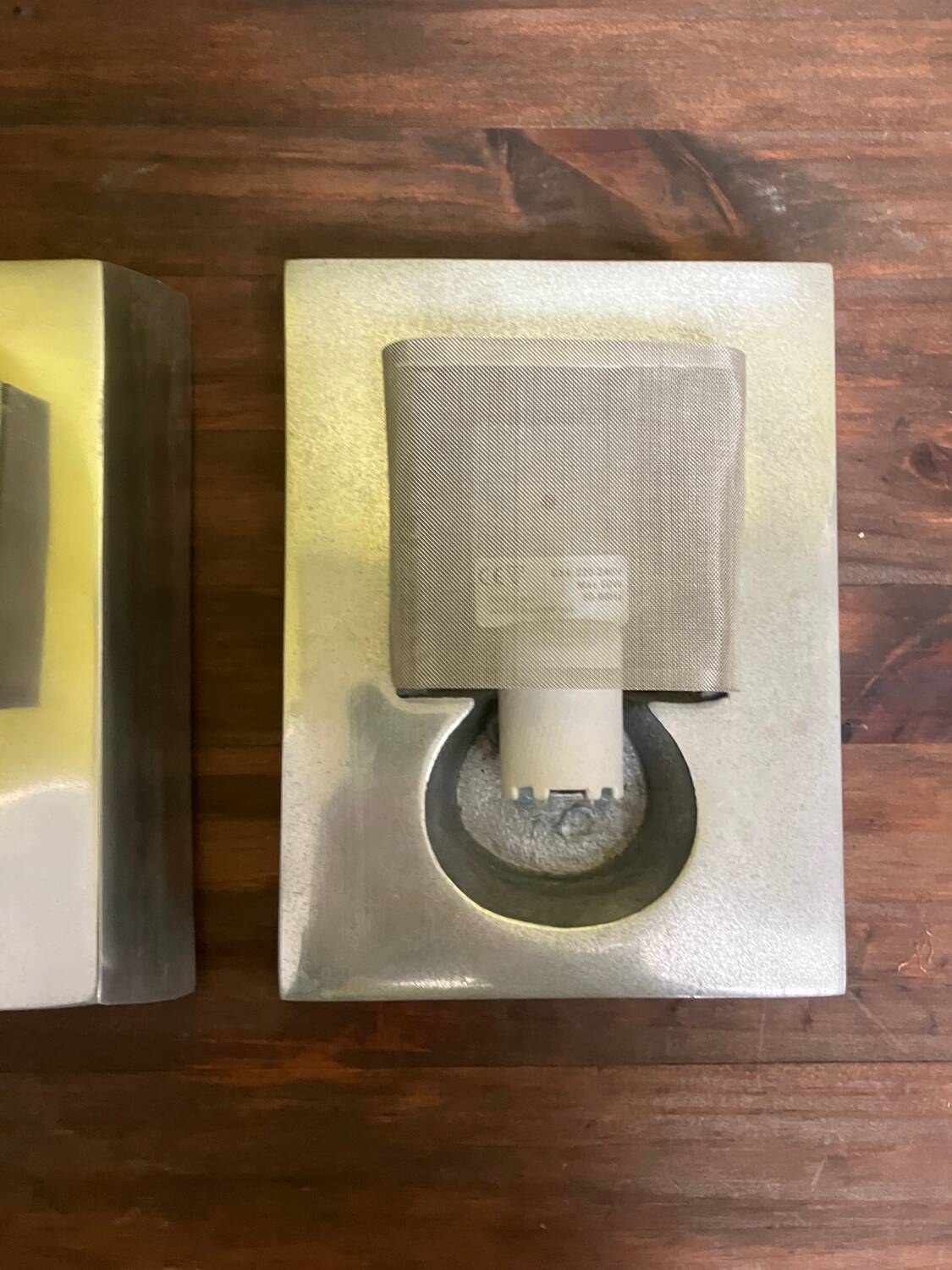 Marie Baratte cast aluminum wall lights